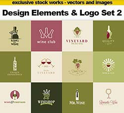 104个精美的矢量标志素材(第二版)：Design Elements and Logo Set 2